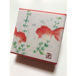 画像1: ちりめん山椒小箱入　【金魚】　＊季節限定デザイン＊