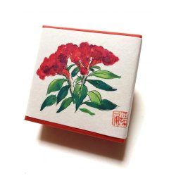 画像1: ちりめん山椒小箱入　【ケイトウ】　＊季節限定デザイン＊