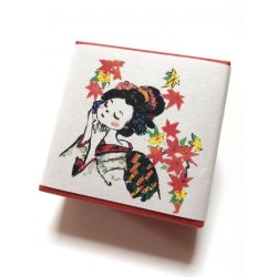 画像1: ちりめん山椒小箱入　【京もみじ】　＊季節限定デザイン＊
