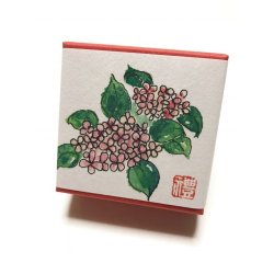 画像1: ちりめん山椒小箱入　【あじさいピンク】　＊季節限定デザイン＊