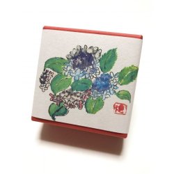 画像1: ちりめん山椒小箱入　【あじさい青】　＊季節限定デザイン＊