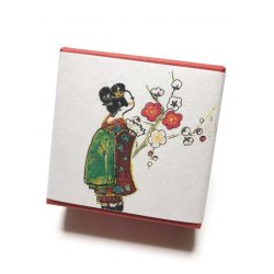 画像1: ちりめん山椒小箱入　【梅と舞妓さん】　＊季節限定デザイン＊