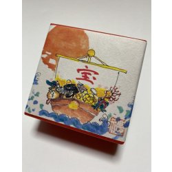 画像1: ちりめん山椒小箱入　【宝船】　＊季節限定デザイン＊
