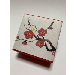 画像1: 甘口ちりめん山椒小箱入　【梅２】　＊季節限定デザイン＊