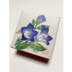 画像1: ちりめん山椒小箱入　【桔梗】　＊季節限定デザイン＊