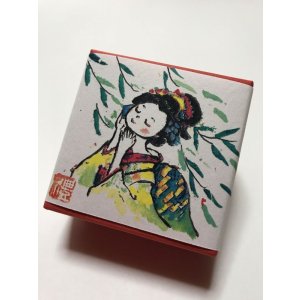 画像: ちりめん山椒小箱入　【しだれ柳】　＊季節限定デザイン＊