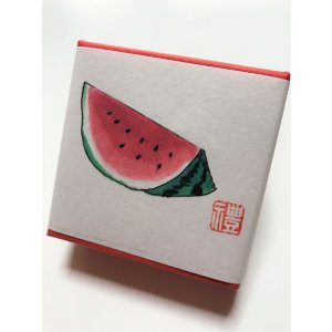 画像: ちりめん山椒小箱入　【すいか】　＊季節限定デザイン＊