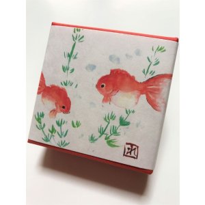 画像: ちりめん山椒小箱入　【金魚】　＊季節限定デザイン＊