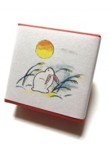 画像: 甘口ちりめん山椒小箱入　【月見うさぎ】　＊季節限定デザイン＊