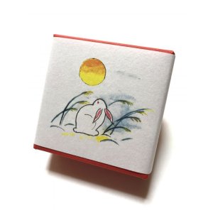 画像: 甘口ちりめん山椒小箱入　【月見うさぎ】　＊季節限定デザイン＊