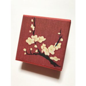 画像: ちりめん山椒小箱入　【白梅】　＊季節限定デザイン＊