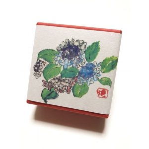 画像: ちりめん山椒小箱入　【あじさい青】　＊季節限定デザイン＊