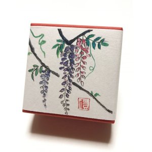 画像: ちりめん山椒小箱入　【藤】　＊季節限定デザイン＊