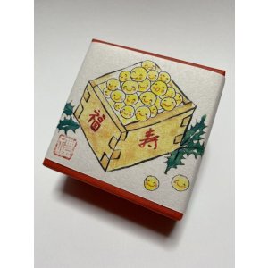 画像: ちりめん山椒小箱入　【福豆】　＊季節限定デザイン＊