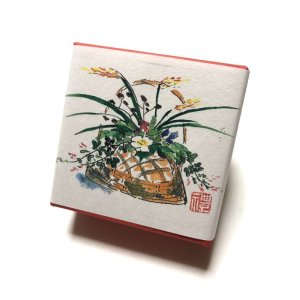 画像: ちりめん山椒小箱入　【花籠】　＊季節限定デザイン＊