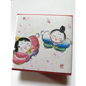 画像: ちりめん山椒小箱入　【お雛様2】＊季節限定デザイン＊