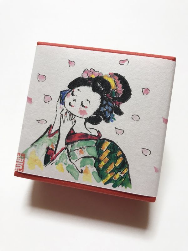 画像1: ちりめん山椒小箱入　【桜吹雪】　＊季節限定デザイン＊