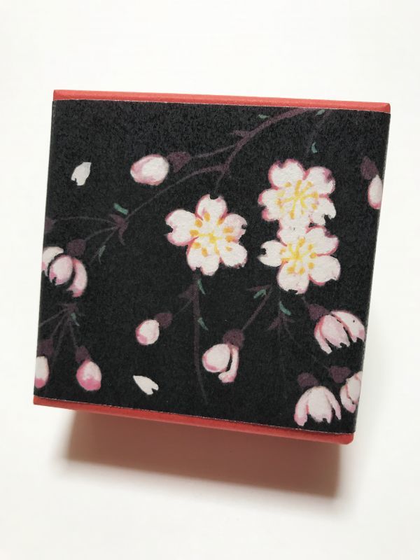 画像1: ちりめん山椒小箱入　【夜桜1】　＊季節限定デザイン＊