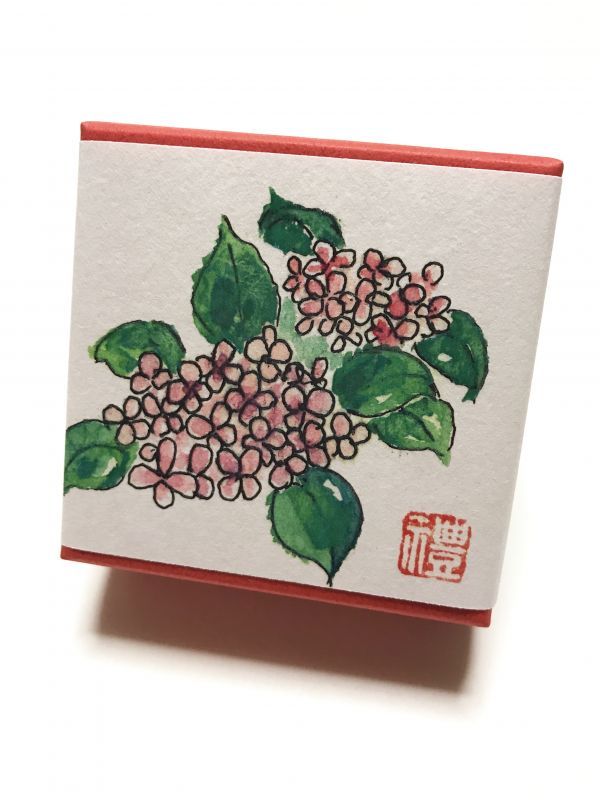 画像1: ちりめん山椒小箱入　【あじさいピンク】　＊季節限定デザイン＊