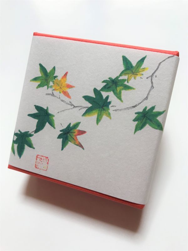 画像1: ちりめん山椒小箱入　【青もみじ】　＊季節限定デザイン＊