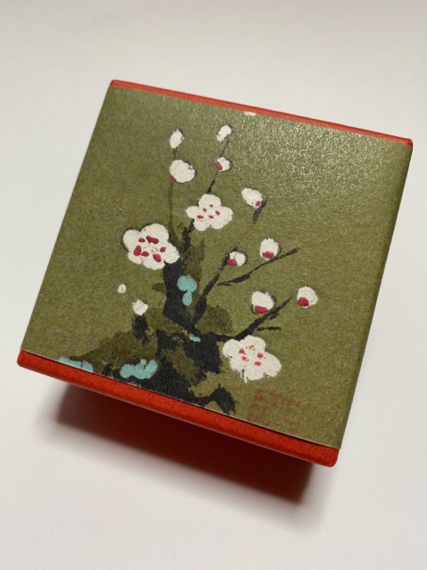 画像1: ちりめん山椒小箱入　【白梅】　＊季節限定デザイン＊