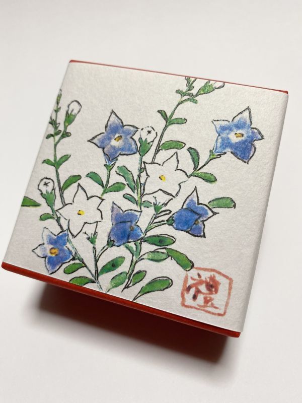 画像1: ちりめん山椒小箱入　【キキョウ】　＊季節限定デザイン＊